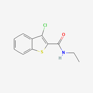 molecular formula C11H10ClNOS B14959955 3-chloro-N-ethyl-1-benzothiophene-2-carboxamide 