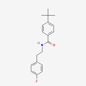 4-tert-butyl-N-[2-(4-fluorophenyl)ethyl]benzamide