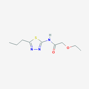 2-ethoxy-N-(5-propyl-1,3,4-thiadiazol-2-yl)acetamide