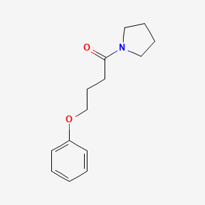 molecular formula C14H19NO2 B14959987 4-Phenoxy-1-(pyrrolidin-1-yl)butan-1-one 