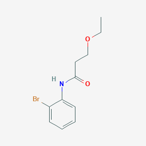 molecular formula C11H14BrNO2 B14960006 N-(2-bromophenyl)-3-ethoxypropanamide 