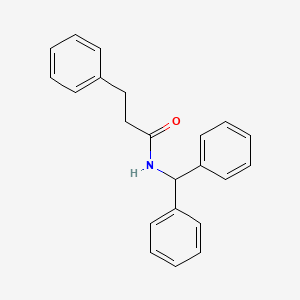 N-(diphenylmethyl)-3-phenylpropanamide