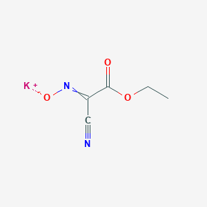 molecular formula C5H5KN2O3 B1496011 2-Cyano-2-(hydroxyimino)acetic Acid Ethyl Ester Potassium Salt 