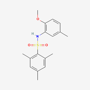 N-(2-methoxy-5-methylphenyl)-2,4,6-trimethylbenzenesulfonamide