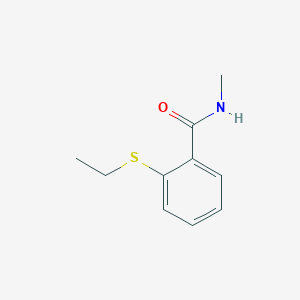 molecular formula C10H13NOS B14960204 2-(ethylsulfanyl)-N-methylbenzamide 