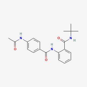 2-({[4-(acetylamino)phenyl]carbonyl}amino)-N-tert-butylbenzamide