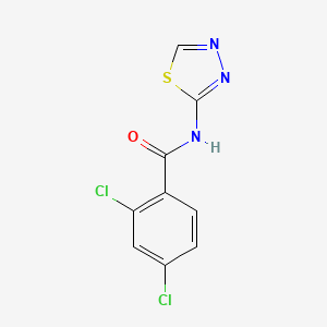 molecular formula C9H5Cl2N3OS B14960272 2,4-dichloro-N-(1,3,4-thiadiazol-2-yl)benzamide 