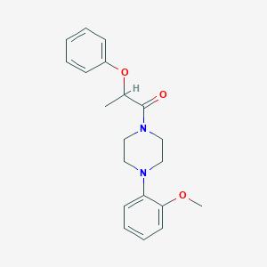 1-[4-(2-Methoxyphenyl)piperazin-1-yl]-2-phenoxypropan-1-one