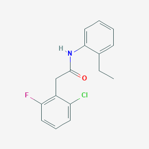 molecular formula C16H15ClFNO B14960304 2-(2-chloro-6-fluorophenyl)-N-(2-ethylphenyl)acetamide 