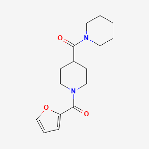 molecular formula C16H22N2O3 B14960344 Furan-2-yl[4-(piperidin-1-ylcarbonyl)piperidin-1-yl]methanone 