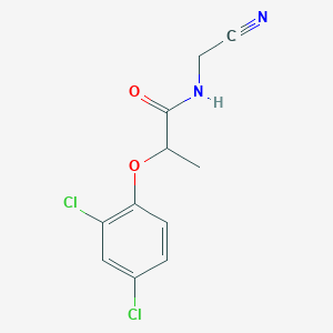 N-(cyanomethyl)-2-(2,4-dichlorophenoxy)propanamide