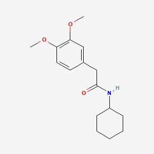 molecular formula C16H23NO3 B14960407 N-cyclohexyl-2-(3,4-dimethoxyphenyl)acetamide 