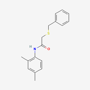 2-(benzylsulfanyl)-N-(2,4-dimethylphenyl)acetamide