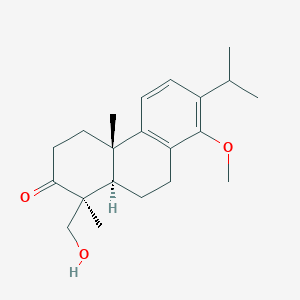 3,4,4a,9,10,10a-heexahydro-8-hydroxy-1-(hydroxymethyl)-1,4a-dimethyl-7-(1-methylethyl)-phenanthrene-2(1H)-one