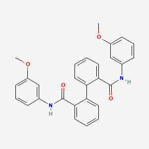 N,N'-bis(3-methoxyphenyl)biphenyl-2,2'-dicarboxamide