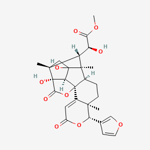 molecular formula C27H30O10 B1496049 Swietemahalactone 