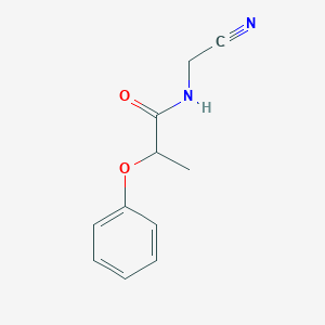 molecular formula C11H12N2O2 B14960498 N-(cyanomethyl)-2-phenoxypropanamide 