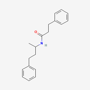 molecular formula C19H23NO B14960681 3-phenyl-N-(4-phenylbutan-2-yl)propanamide 