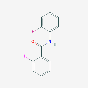 molecular formula C13H9FINO B14960709 N-(2-fluorophenyl)-2-iodobenzamide 