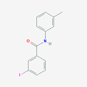 molecular formula C14H12INO B14960728 3-iodo-N-(3-methylphenyl)benzamide 