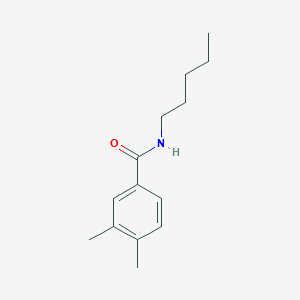 molecular formula C14H21NO B14960791 3,4-dimethyl-N-pentylbenzamide 