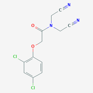 N,N-bis(cyanomethyl)-2-(2,4-dichlorophenoxy)acetamide