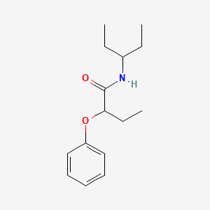 molecular formula C15H23NO2 B14960861 N-(pentan-3-yl)-2-phenoxybutanamide 