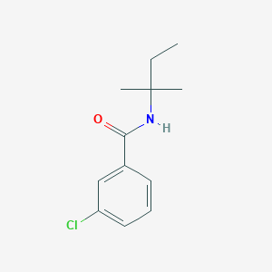 3-chloro-N-(2-methylbutan-2-yl)benzamide