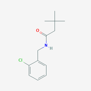 N-[(2-chlorophenyl)methyl]-3,3-dimethylbutanamide