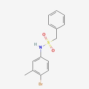 N-(4-bromo-3-methylphenyl)-1-phenylmethanesulfonamide