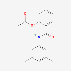 2-[(3,5-Dimethylphenyl)carbamoyl]phenyl acetate