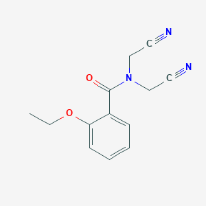 molecular formula C13H13N3O2 B14961059 N,N-bis(cyanomethyl)-2-ethoxybenzamide 