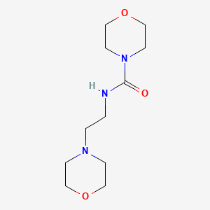 molecular formula C11H21N3O3 B14961079 N-[2-(morpholin-4-yl)ethyl]morpholine-4-carboxamide 