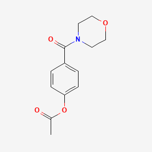 4-(Morpholin-4-ylcarbonyl)phenyl acetate