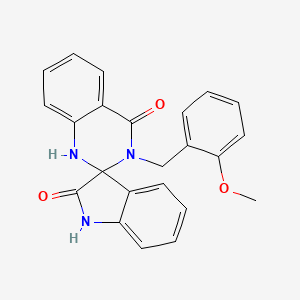 molecular formula C23H19N3O3 B14961131 3'-(2-methoxybenzyl)-1'H-spiro[indole-3,2'-quinazoline]-2,4'(1H,3'H)-dione 