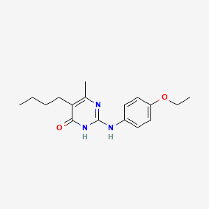 molecular formula C17H23N3O2 B14961251 5-butyl-2-[(4-ethoxyphenyl)amino]-6-methylpyrimidin-4(3H)-one 