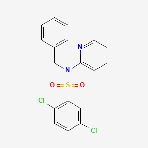 N-benzyl-2,5-dichloro-N-(pyridin-2-yl)benzenesulfonamide