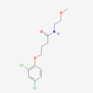 molecular formula C13H17Cl2NO3 B14961368 4-(2,4-dichlorophenoxy)-N-(2-methoxyethyl)butanamide 