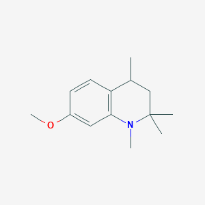 molecular formula C14H21NO B14961392 7-Methoxy-1,2,2,4-tetramethyl-1,2,3,4-tetrahydroquinoline CAS No. 41381-74-2