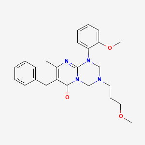 7-benzyl-1-(2-methoxyphenyl)-3-(3-methoxypropyl)-8-methyl-1,2,3,4-tetrahydro-6H-pyrimido[1,2-a][1,3,5]triazin-6-one