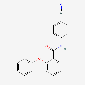 molecular formula C20H14N2O2 B14961505 N-(4-cyanophenyl)-2-phenoxybenzamide 