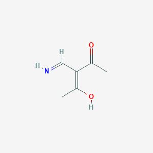 molecular formula C6H9NO2 B1496151 3-(Aminomethylidene)pentane-2,4-dione CAS No. 71591-87-2