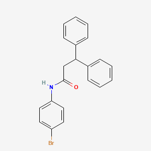 molecular formula C21H18BrNO B14961574 N-(4-bromophenyl)-3,3-diphenylpropanamide 