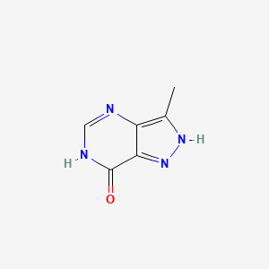 molecular formula C6H6N4O B1496159 3-Methyl-2,4-dihydro-7h-pyrazolo[4,3-d]pyrimidin-7-one CAS No. 5399-94-0