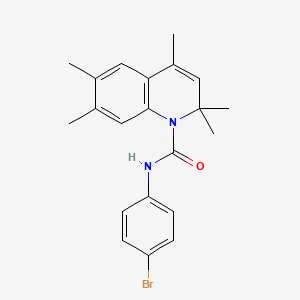 N-(4-bromophenyl)-2,2,4,6,7-pentamethylquinoline-1(2H)-carboxamide