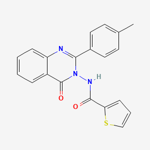 molecular formula C20H15N3O2S B14961692 N-[2-(4-methylphenyl)-4-oxoquinazolin-3(4H)-yl]thiophene-2-carboxamide 