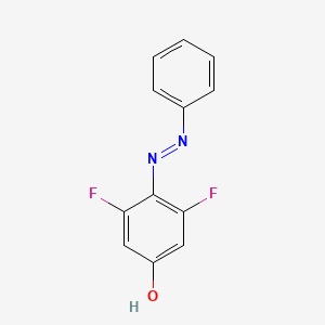 molecular formula C12H8F2N2O B1496170 3,5-Difluoro-4-(phenyldiazenyl)phenol CAS No. 663602-53-7