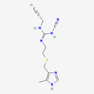 molecular formula C12H16N6S B1496172 Etintidine CAS No. 69539-53-3