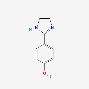 molecular formula C9H10N2O B1496174 4-(4,5-二氢-1H-咪唑-2-基)苯酚 CAS No. 212485-91-1