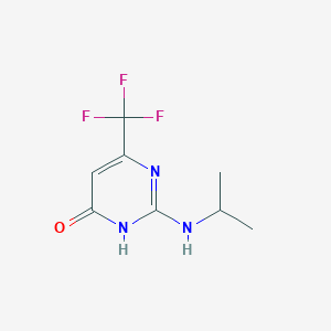 molecular formula C8H10F3N3O B1496175 4-Hydroxy-2-(isopropylamino)-6-(trifluoromethyl)pyrimidine CAS No. 339011-06-2